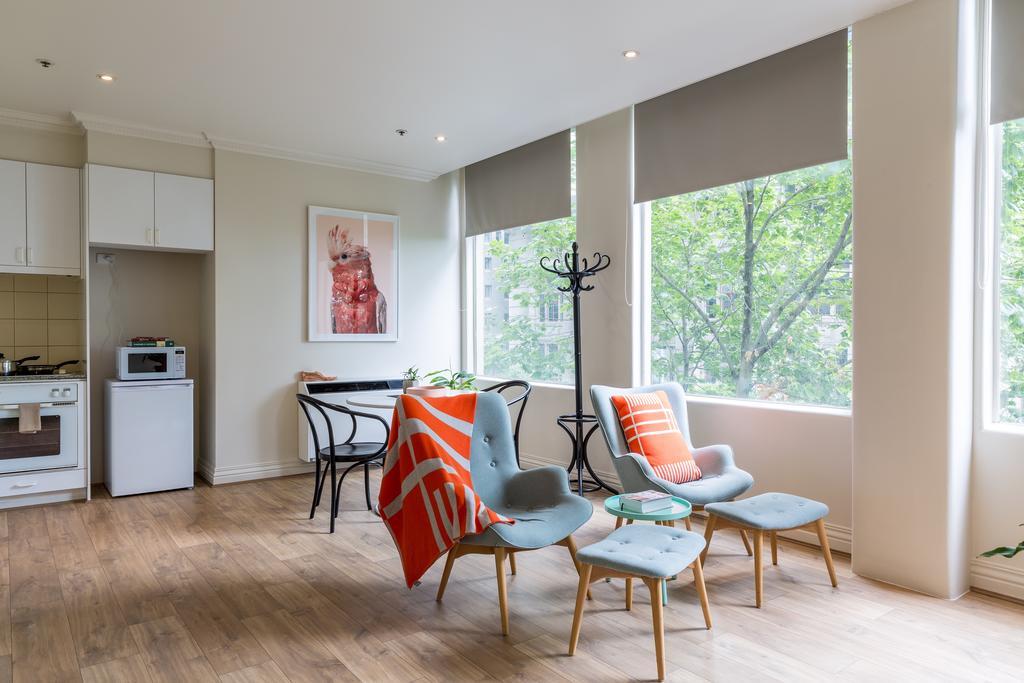 1 Exhibition Apartment Hotel Мельбурн Экстерьер фото